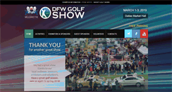 Desktop Screenshot of dfwgolfshow.com