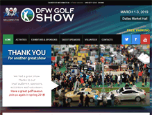 Tablet Screenshot of dfwgolfshow.com